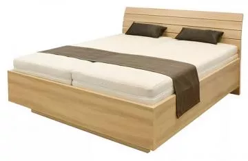 Dřevěná postel Salina basic dub světlý