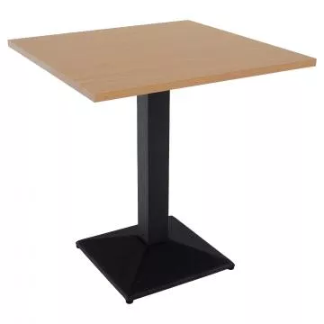 J�deln� bistro st�l, dub sonoma/�ern�, 70x70 cm, RINALDO TYP 1