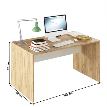 kancelářský stůl RIOMA typ 11 dub artisan/bílá
