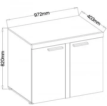 Komoda Rizo 2D rozm�ry