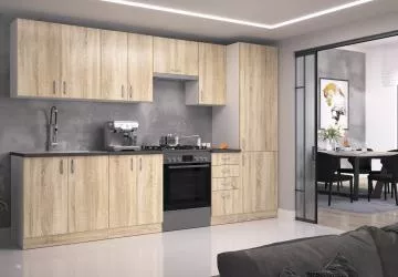 Kuchy�sk� sk���ka Sally 60-DK-210-2F sonoma v interi�ru