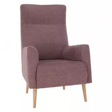 Designové křeslo SAMY - starorůžová