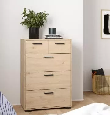 Komoda Selina 704, jakson hickory, v interi�ru