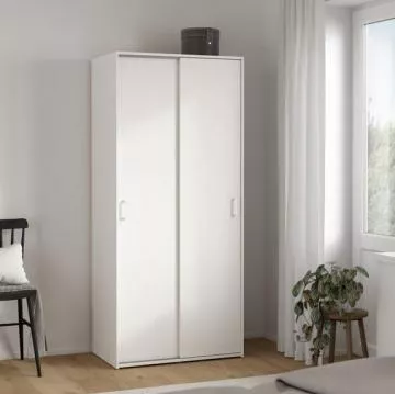 Skříň Sid 388, bílá, v interiéru