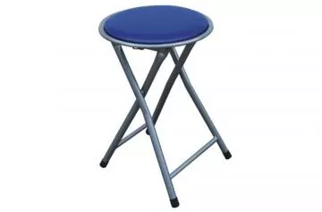 Skládací taburet/židle Irma modrá