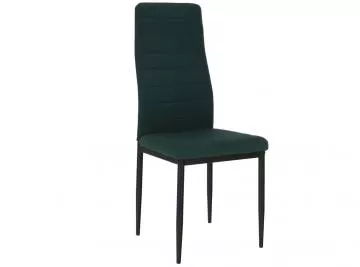 Jídelní židle Coleta nova smaragdová látka/kov černý