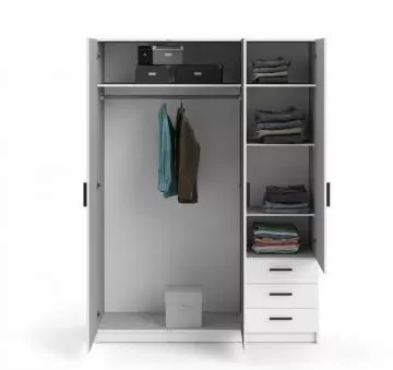 Šatní skříň Spike 085 bílá