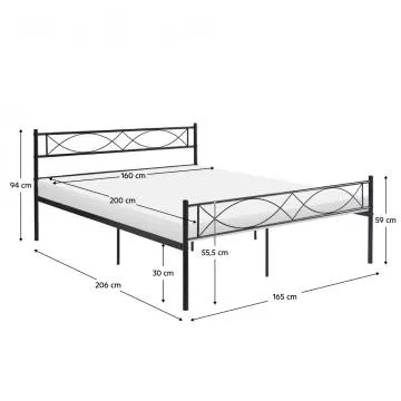 Kovov�  postel Stelvia