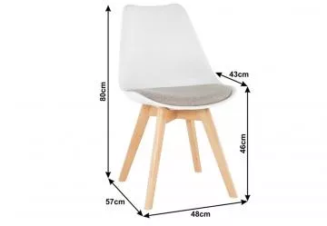 Jídelní židle Damara rozměry