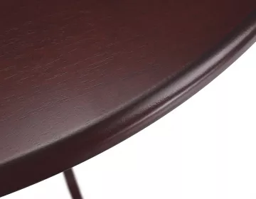 Kulatý jídelní stůl Tablos, kaštan