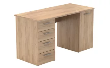 PC stůl Eustach, dub artisan