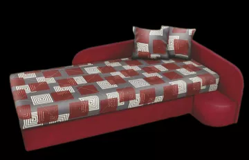 postel Ulina červená