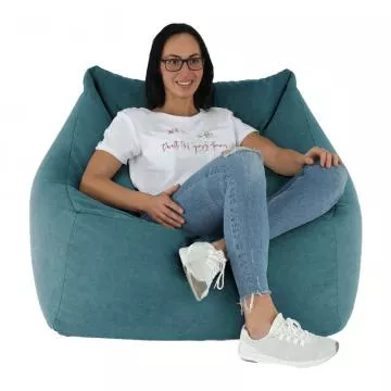 Sedací vak, zelená látka, URASON