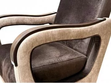 Sedac� souprava Vanya 3f 1 1 Vogue 6/3 hn�do b�ov� se d�evem, detail