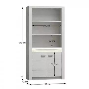 Elegantn� vitr�na INFINITY- jasan b�l�