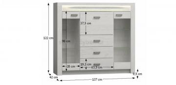 Komoda Infinity I-08 - jasan bl