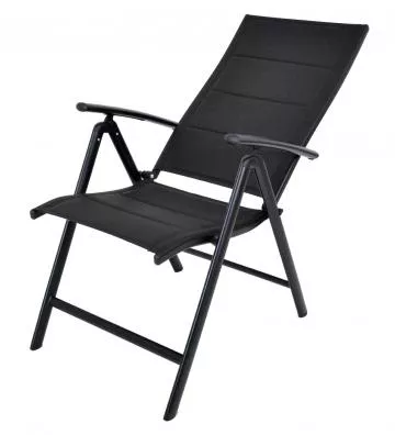 Zahradní polohovací křeslo ZWC-235 - černé