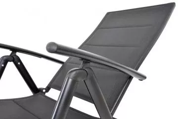 Zahradní polohovací křeslo ZWC-235 - černé