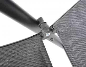 Zahradní polohovací křeslo ZWC-235 - šedé