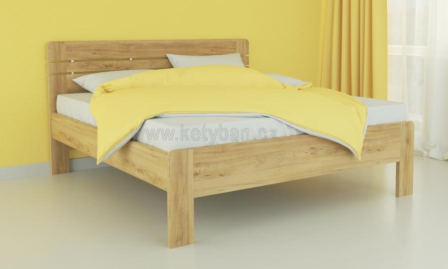 Dřevěná postel Ella lux oblé