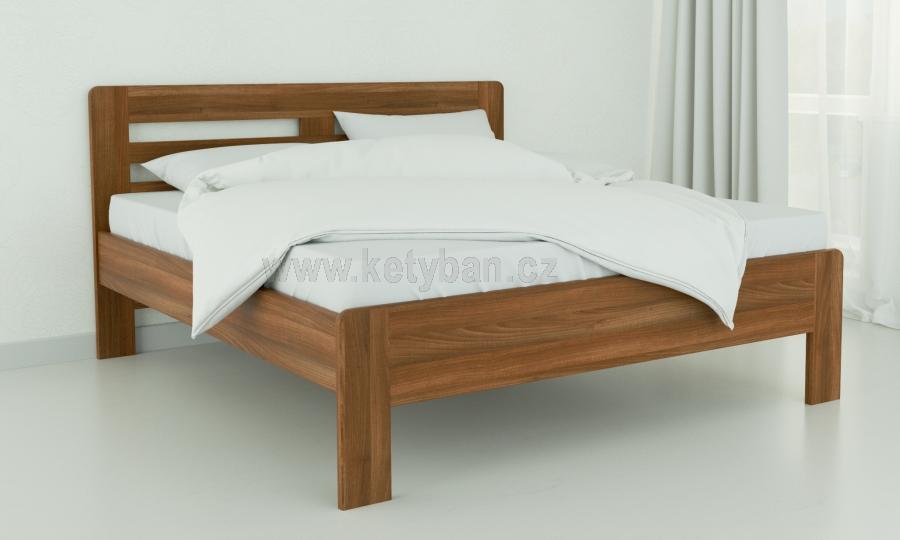 Dřevěná postel Ella harmony oblé