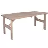 Dřevěné zahradní stoly