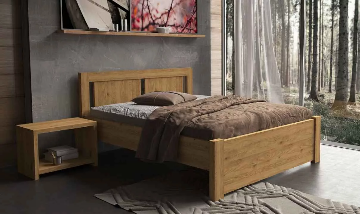 Dřevěná postel Victoria